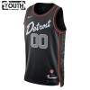 Maillot Enfant Detroit Pistons Personnalisable 2023-24 Nike City Edition Noir Swingman